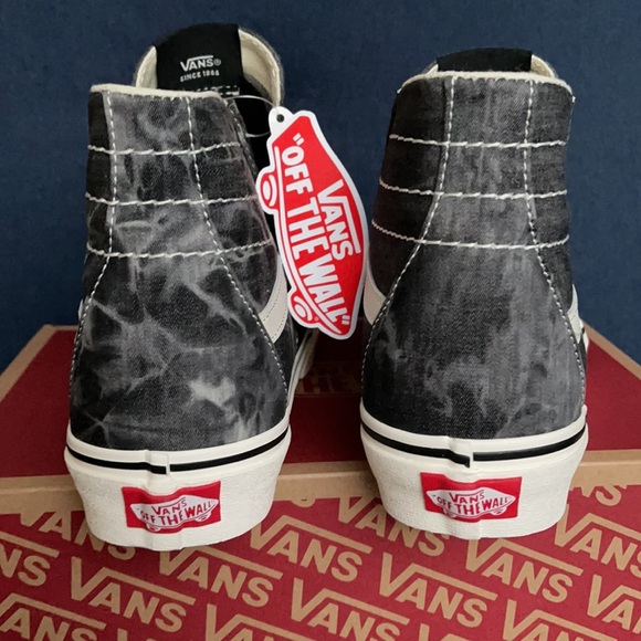 Vans Sk8-Hi Tapered Denim Destroy MENS - Picture 12 of 16